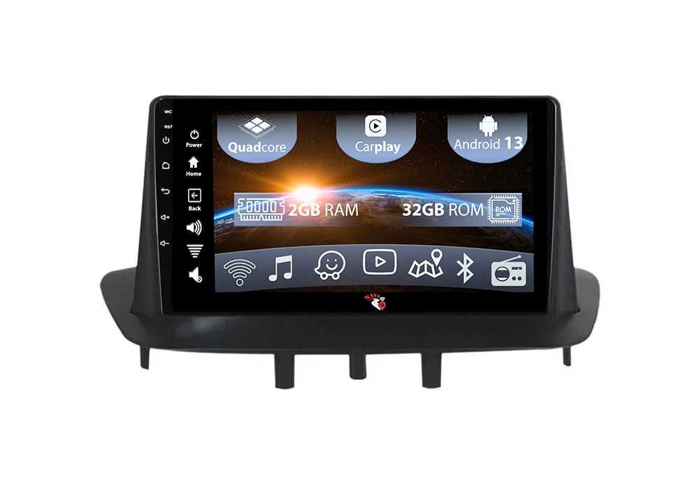 Navigatie Renault Megane 3 2008-2014, Android 13, 9 INCH, 2GB RAM