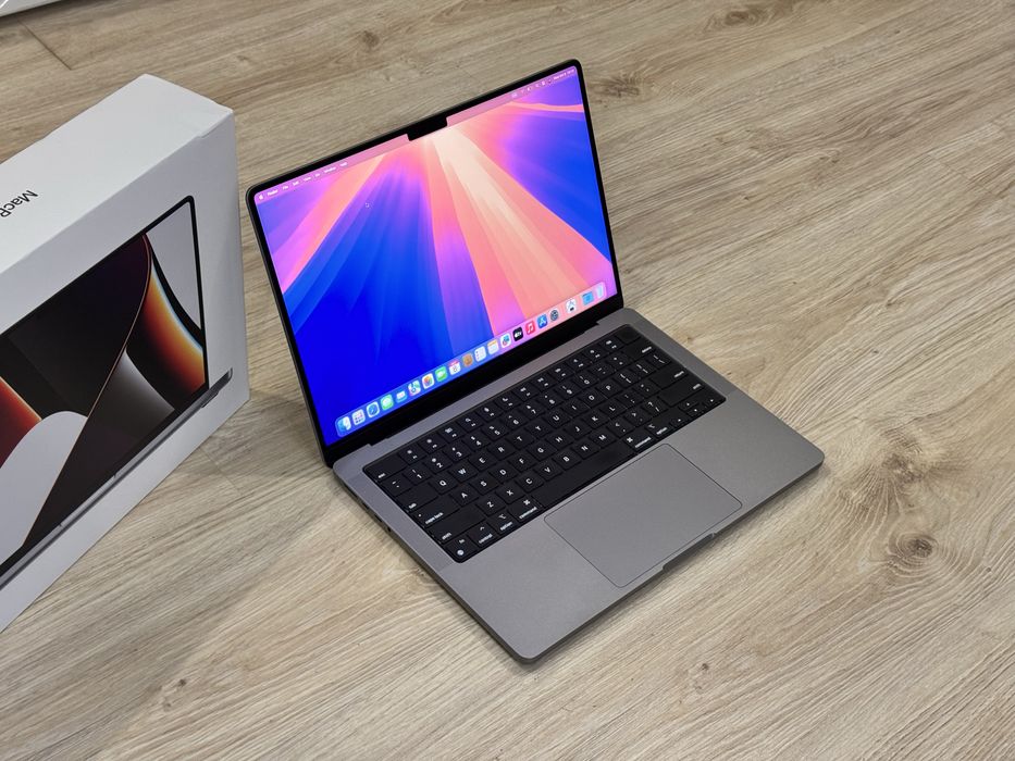 Като Нов 14’Macbook Pro 14/M1 Pro/2021/16GB Ram/512GB SSD/