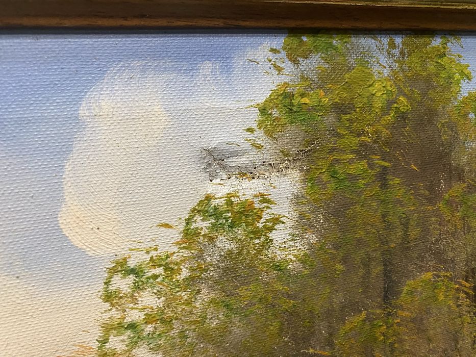 колекционерска картина масло, ръчна украса