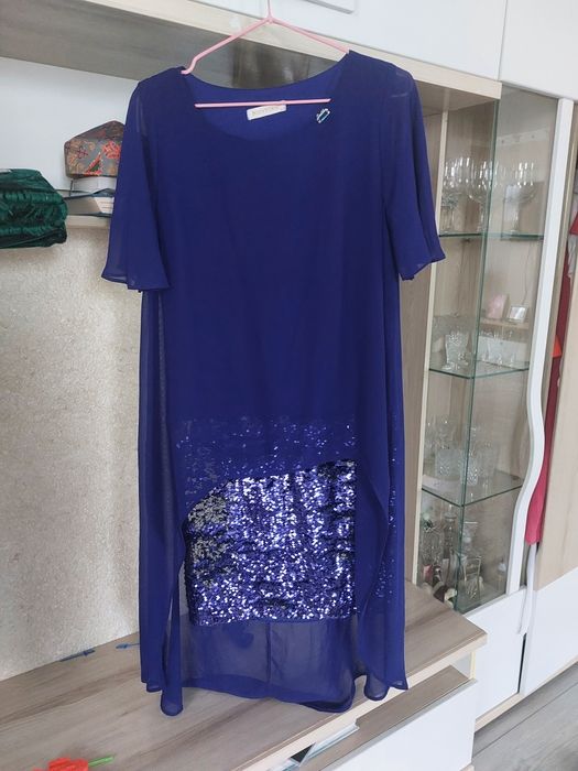 Платье синего цвета