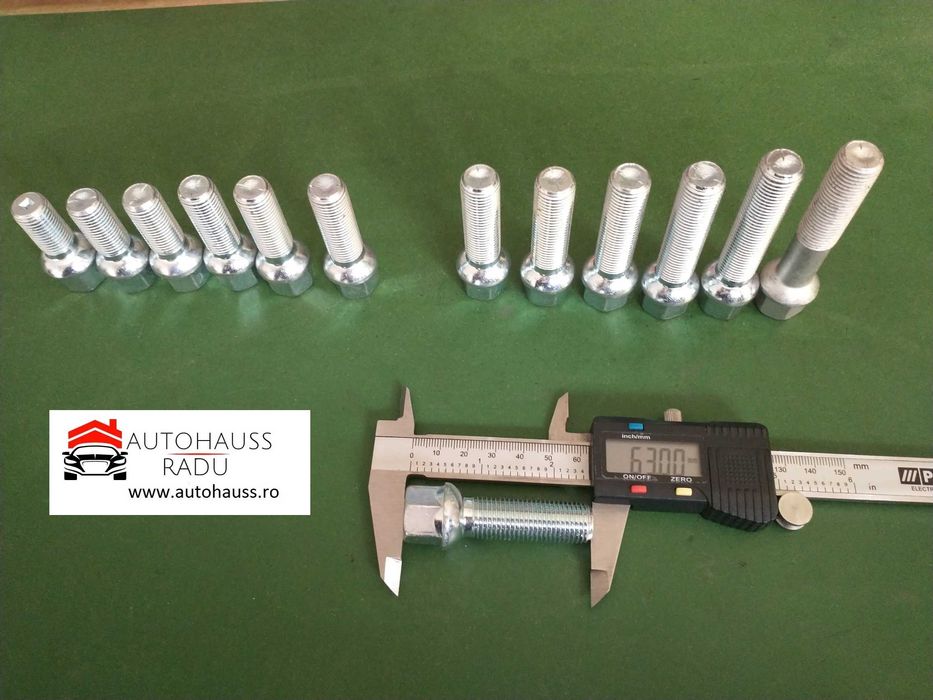 Prezoane VW Audi Mercedes M14 x 1,5 filet 43 mm Total 63 mm cap Raza