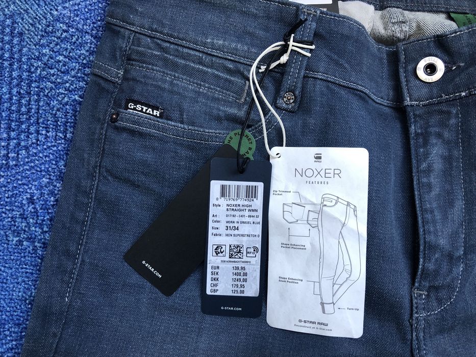 G-Star RAW Noxer High Straight Jeans ОРИГИНАЛ дамски дънки - 31