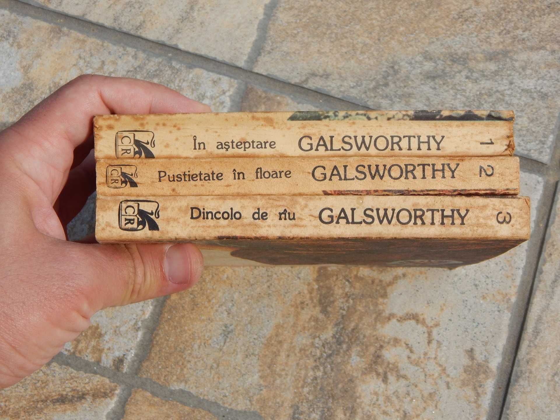 Sfarsit de capitol Galsworthy complet 3 vol Cartea Romaneasca 1983