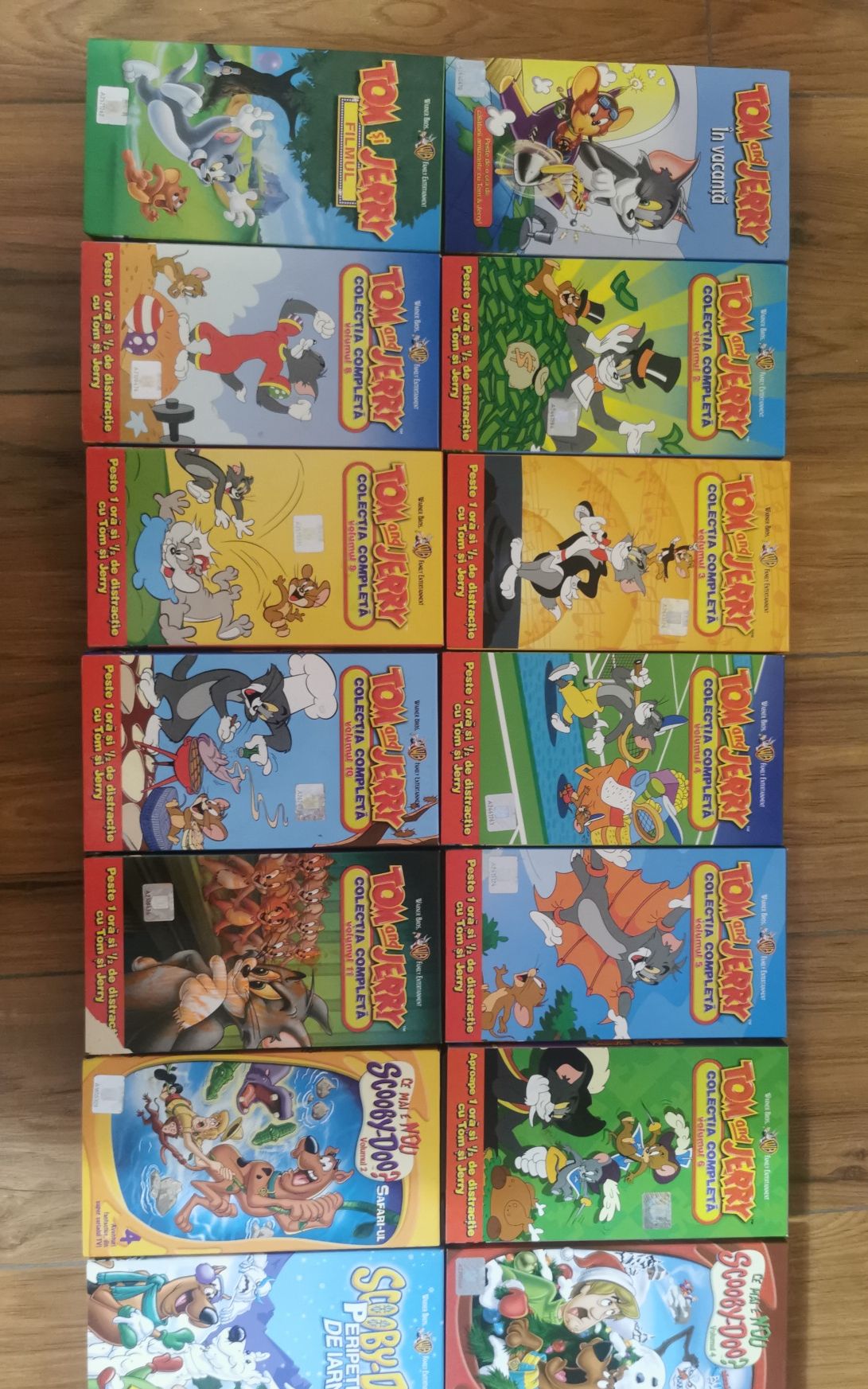 Casete VHS Tom si Jerry Scooby Doo Desene animate