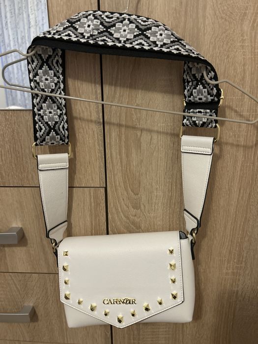 Бяла чанта Cafenoir