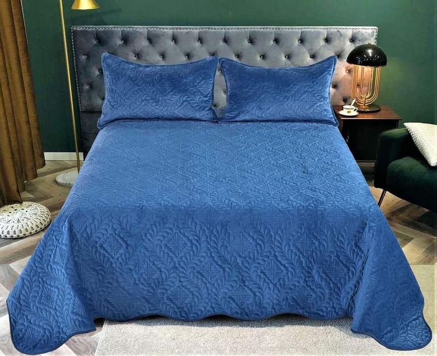 Cuvertura din catifea 3 piese