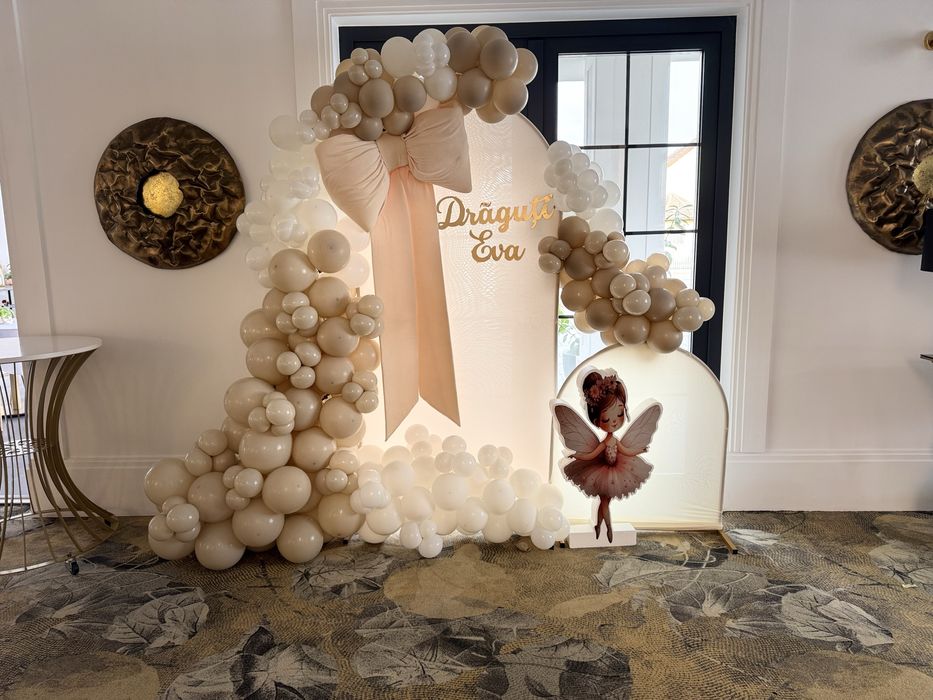 Decor nunta /botez /arcada baloane /arcada flori