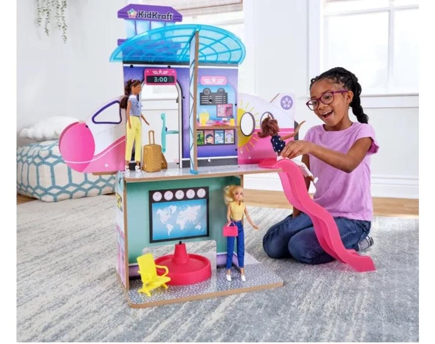 Jucarie aeroport Kidkraft Luxe Life 2-în-1
