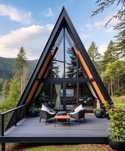 Cabane Afrem din lemn