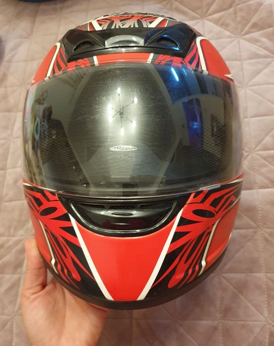 Casca de motor cu husa Nitro Racing
