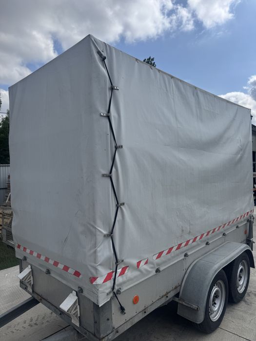 Remorcă auto Oswald cu prelată, dublu ax, MMA 2000 kg