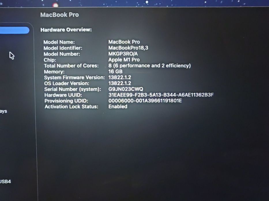 SCHIMB Macbook Pro 14" M1 Pro 16gb/512 cu laptop windows