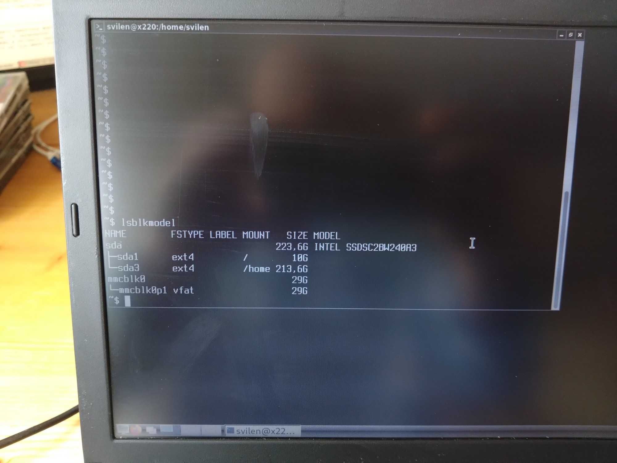 лаптоп Lenovo Thinkpad x220 IPS 16gb RAM, 240gb ssd