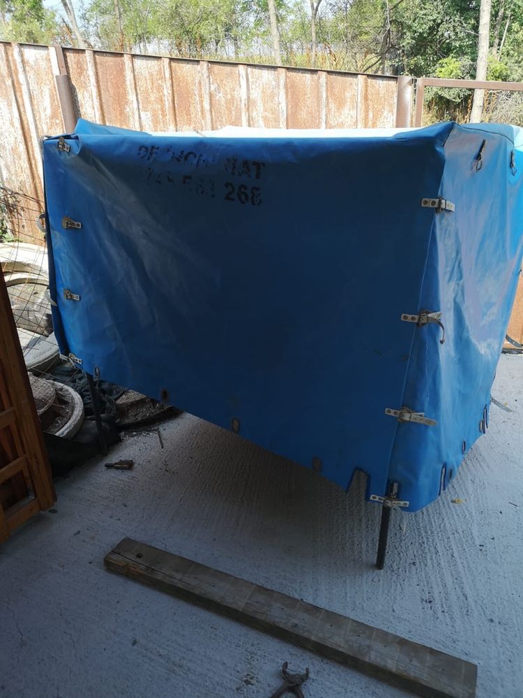 Remorcă 600 kg cu prelată – 1.56 x 1.16 m