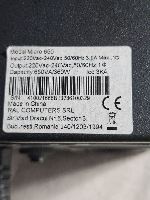 Ups Larice Micro 650