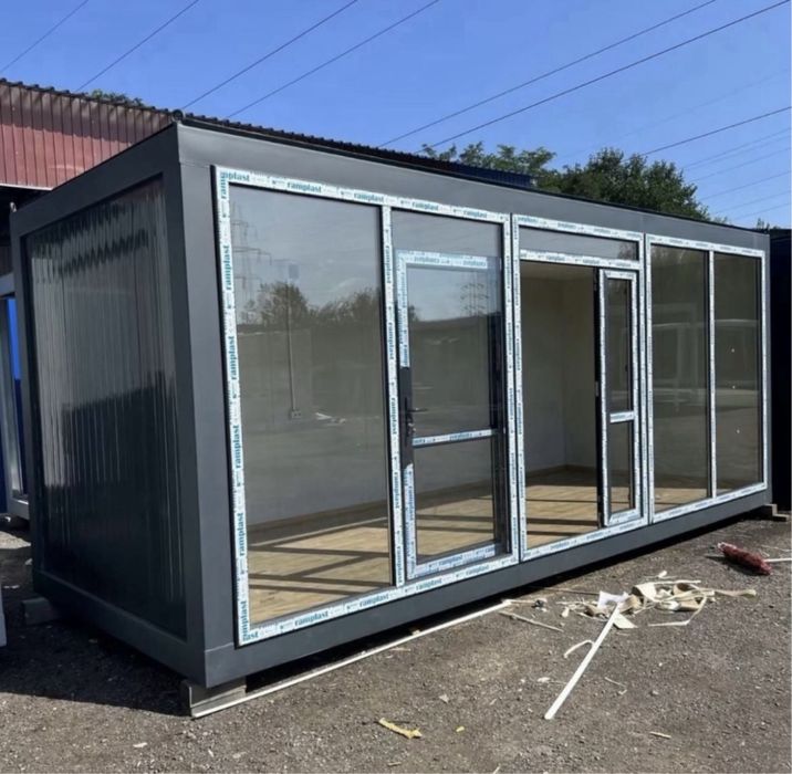 Container modular tip vitrina