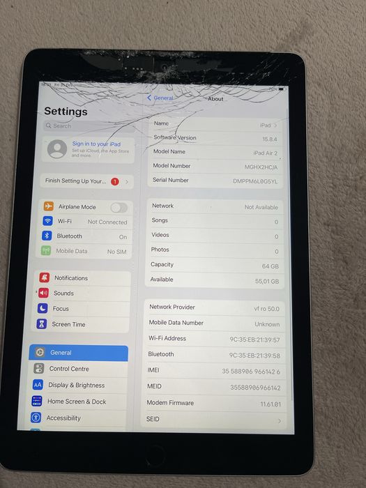 Vand ipad Air 2! 64 gb