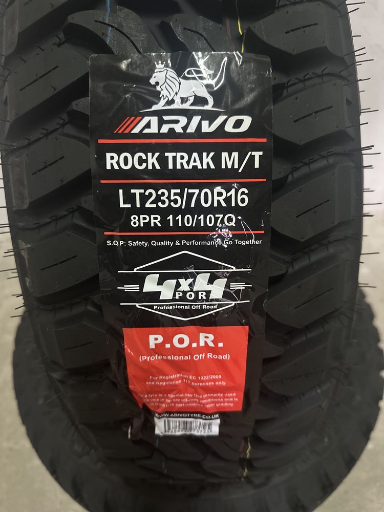 Нови джипови гуми ARIVO M/T 235/70R16 110/107Q НОВ DOT БОРД 2357016