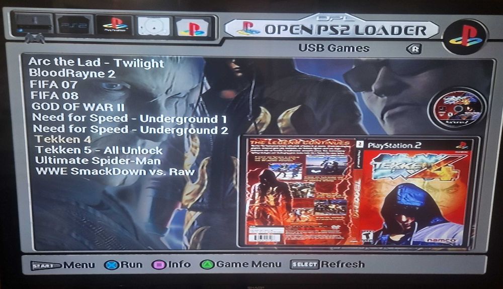 Playstation 2 хак със 170 игри Playstation 1 и Playstation 2