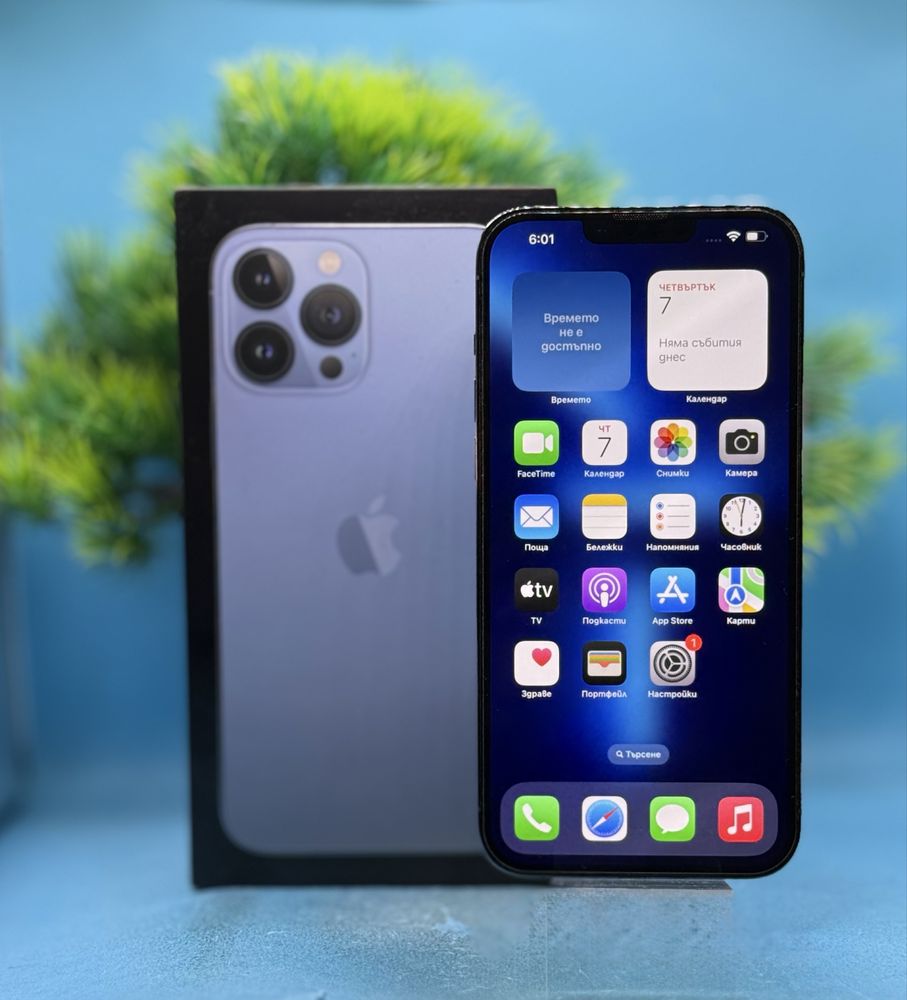 Apple iPhone 13 Pro Max, 128GB, 5G, Sierra Blue