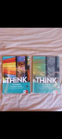 Учебник по английски език Think for Bulgaria B1 и учебна тетрадка