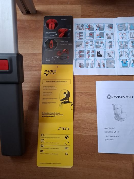 Детско столче за кола AVIONAUT GLIDER 9-25 kg. Softy