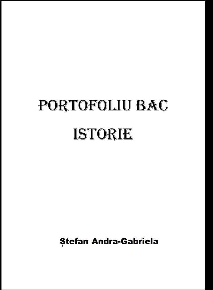 Materie BAC istorie-esentialul