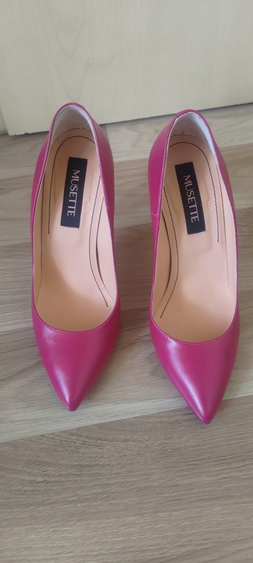 Pantofi piele Musette fuxia