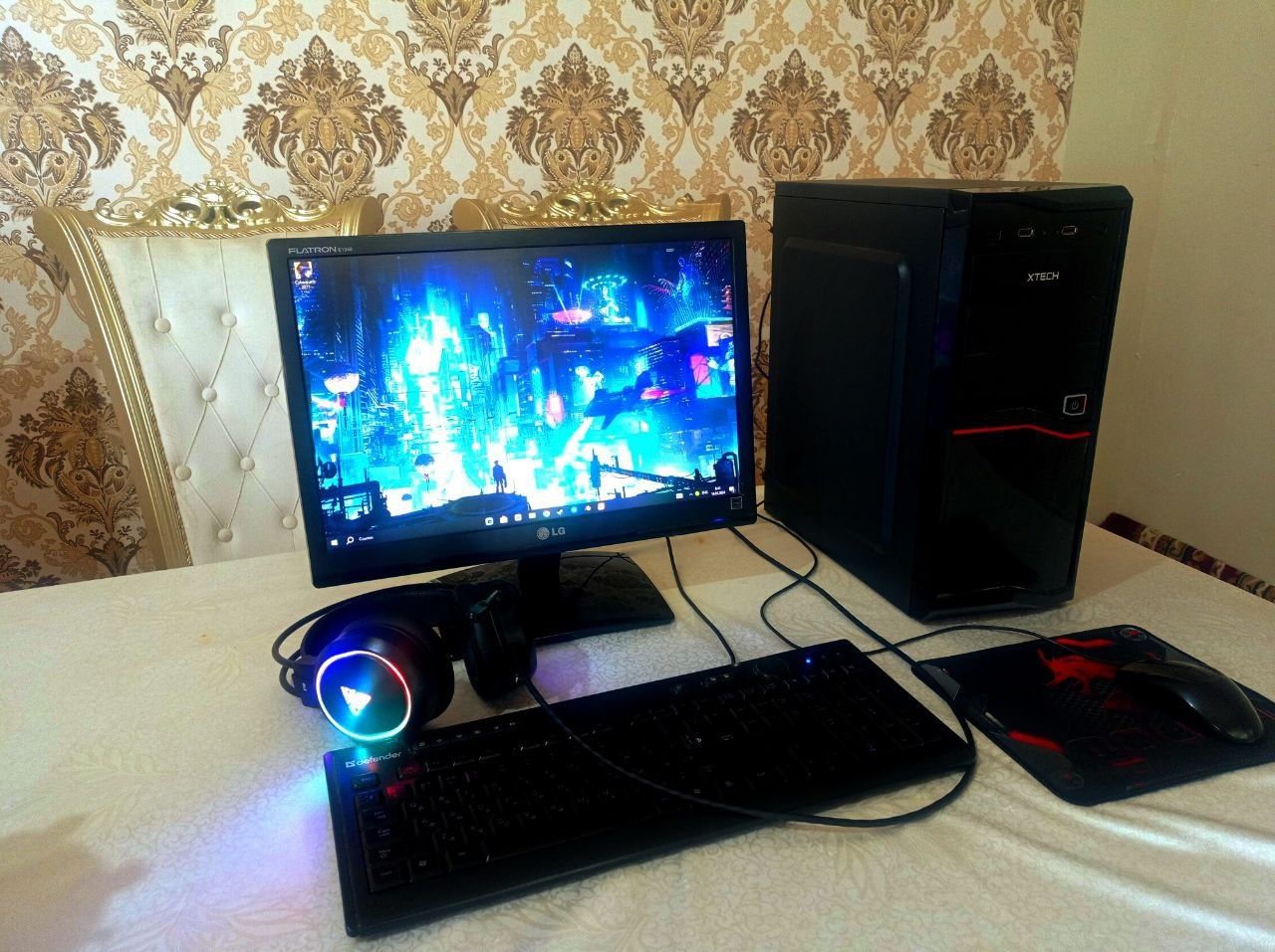 Компьютер полный комплект для работы и игры