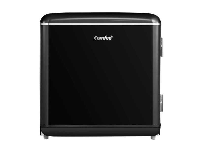 Ретро Мини Хладилник Comfee RCD50BL2EURT(E), 47L, Черен