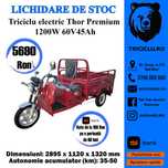 Triciclu Tuk-tuk Thor Premium   nou Agramix