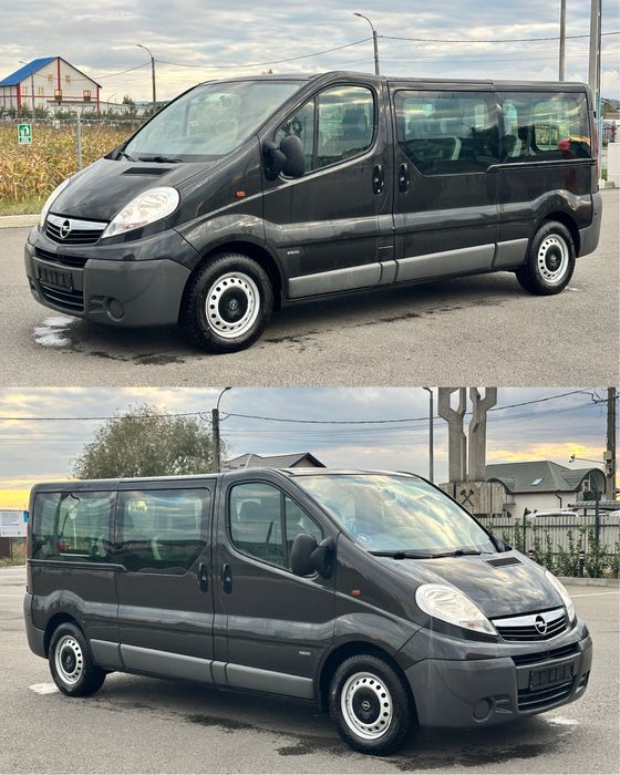 Opel Vivaro 2013 / 9 locuri / 2.0 DCI / Lung / Clima / 2 usi culisante