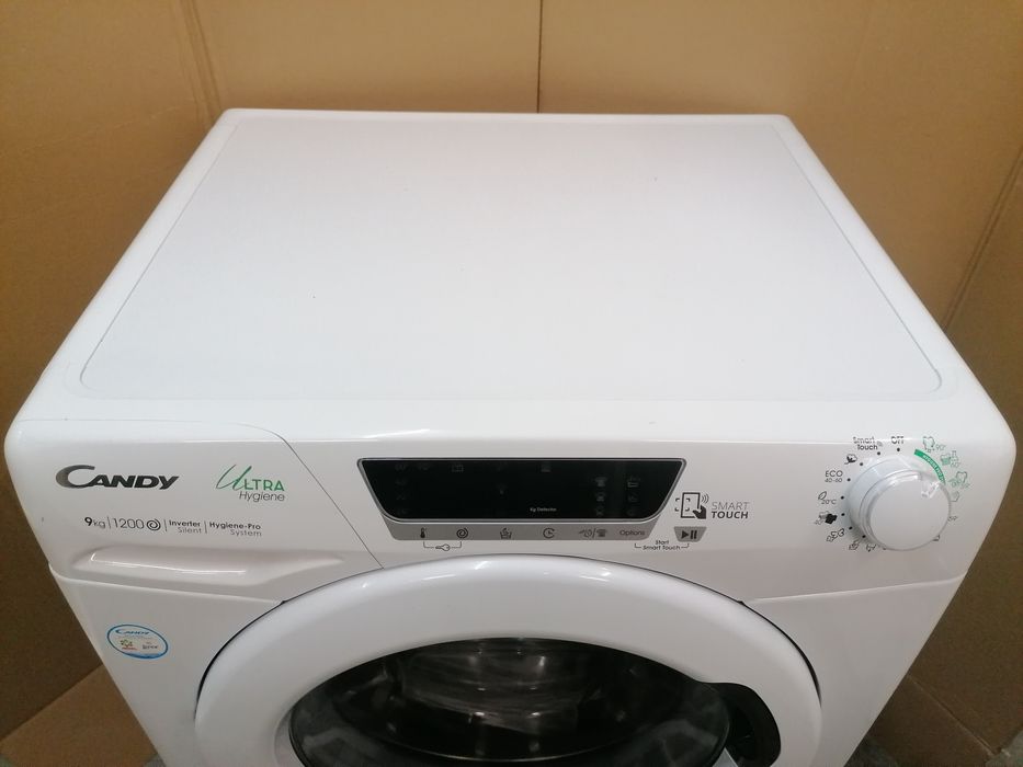 Mașina de spălat Candy Ultra Hygiene 9 kg, 1200 RPM, inverter