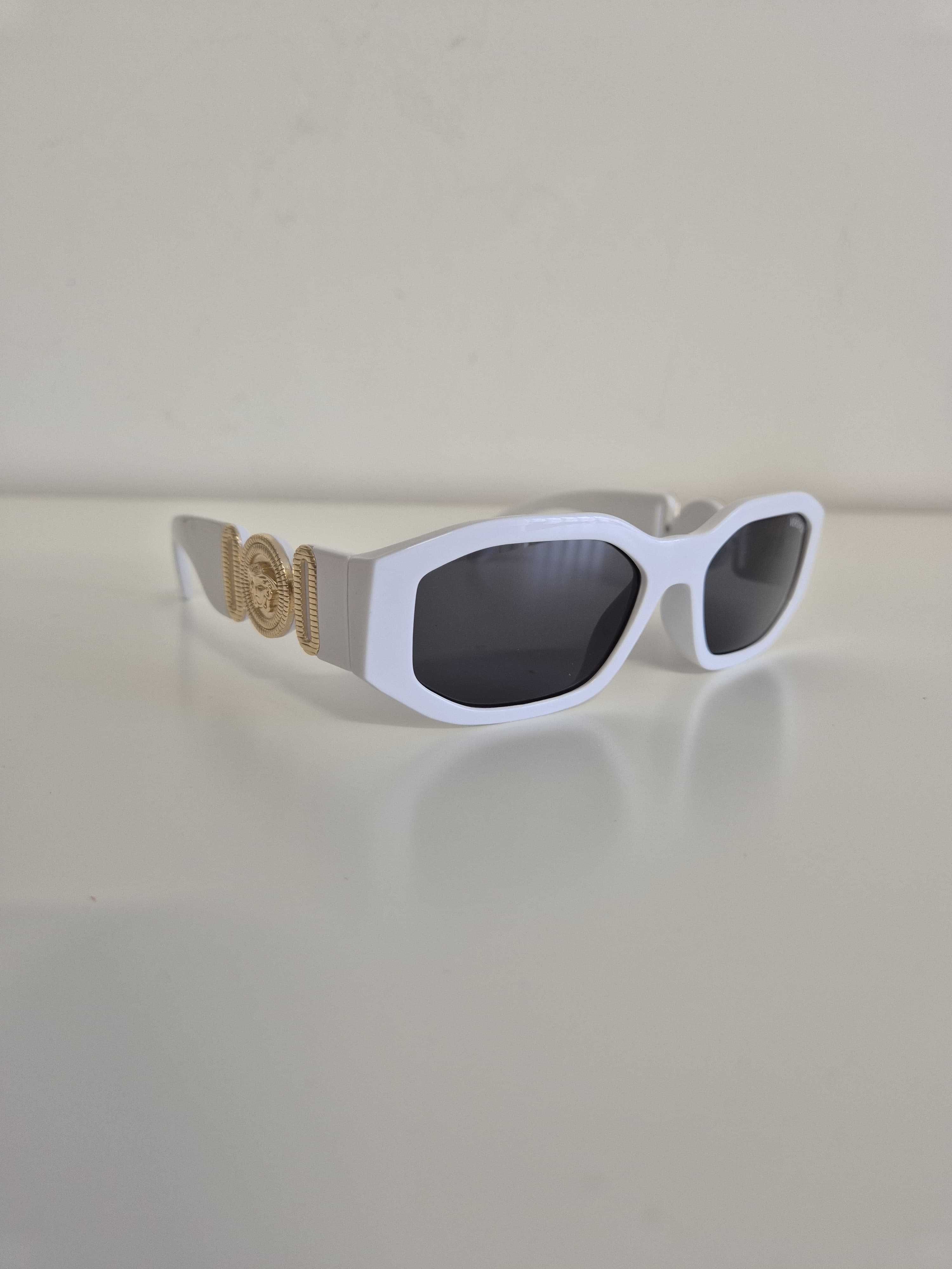 Ochelari de soare Versace Medusa Negru/Alb