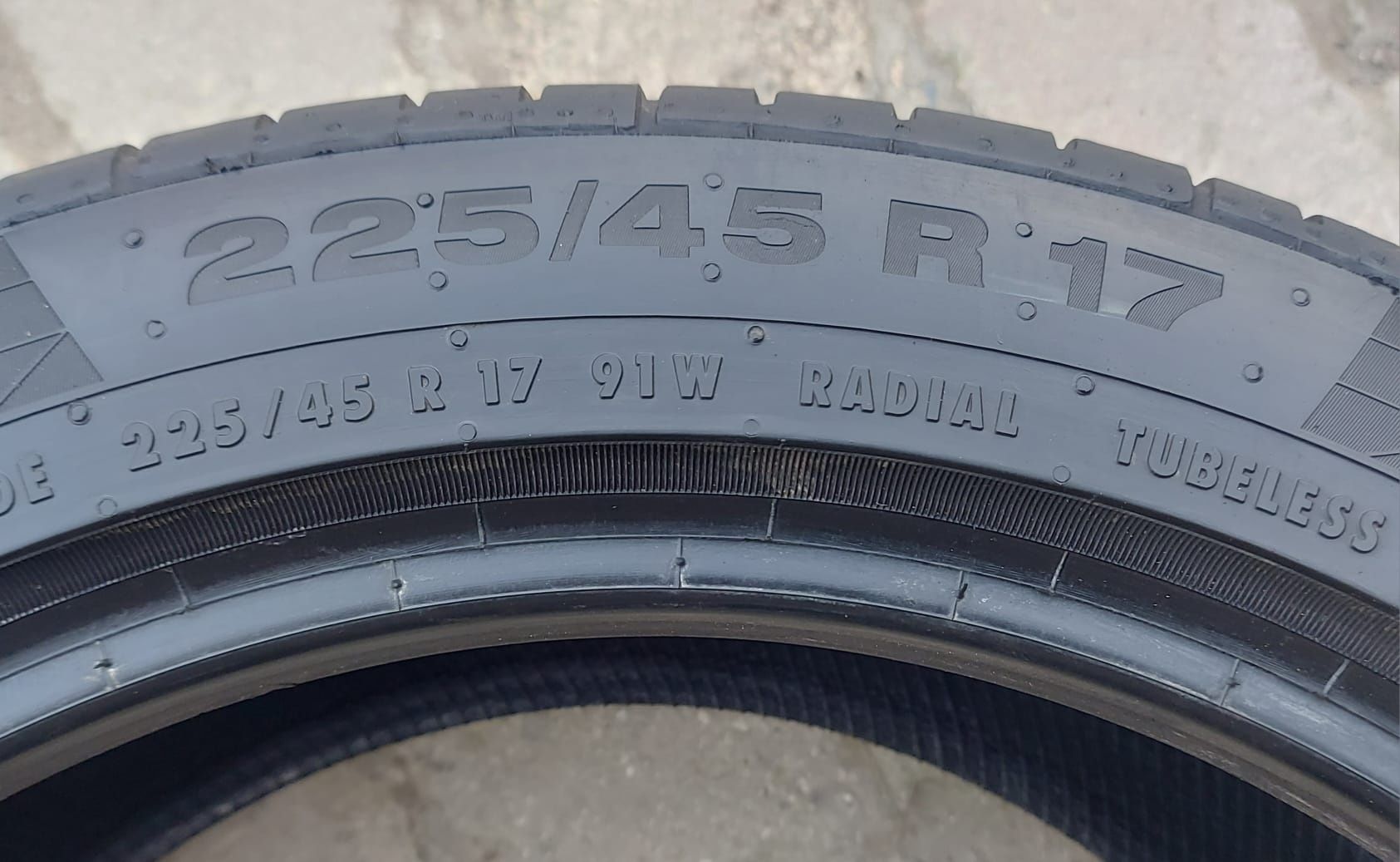 Set 2buc 225/45 R17 91W Continental ContiSportContact⁵ SSR MOE vară