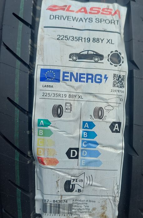 Set 2buc 225/35 R19 88Y XL Lassa Drive Ways Sport + vară