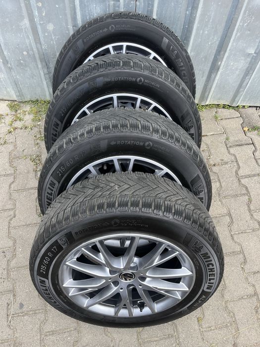 Jante 5x112mm anvelope iarna 215/60 R17, VW Tiguan, Audi Q3, Seat, BMW