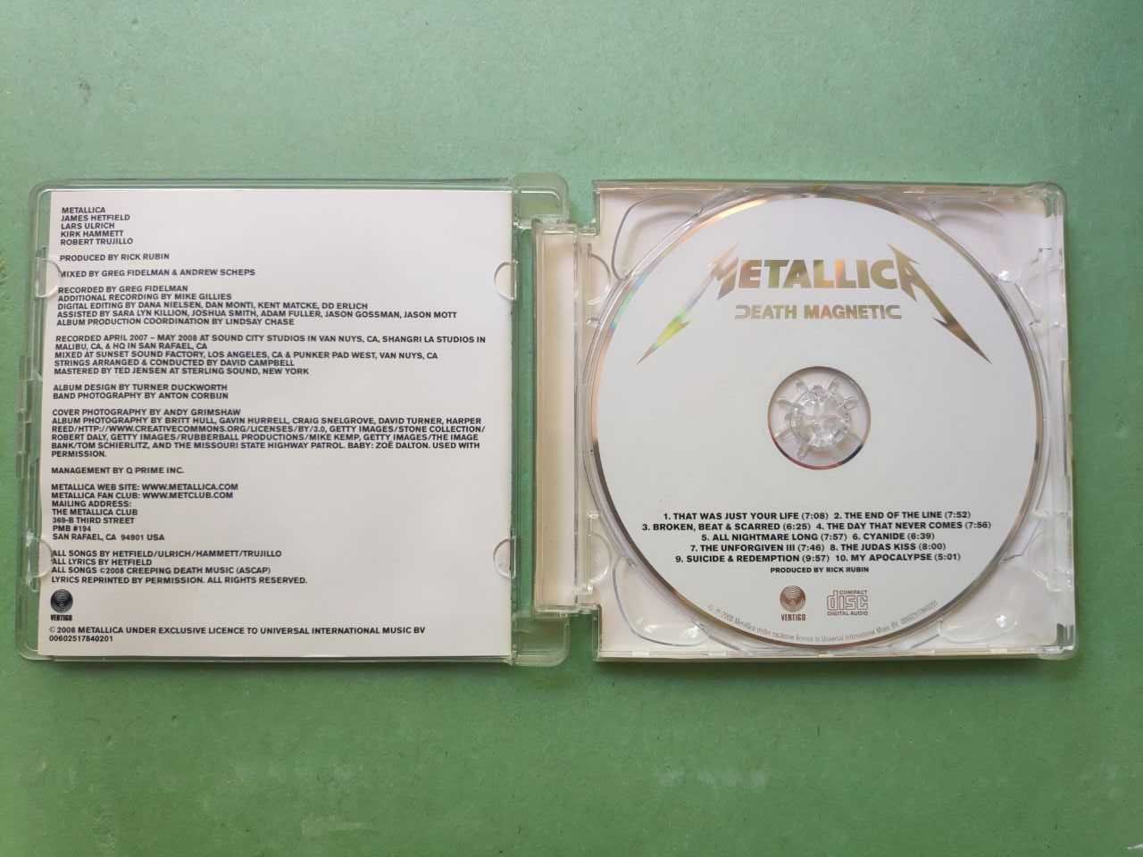 Продаются CD диски Metallica др.