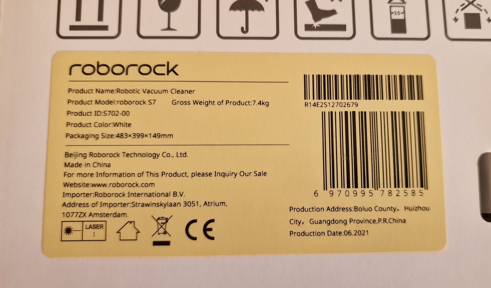Vand aspirator Roborock S7 impecabil