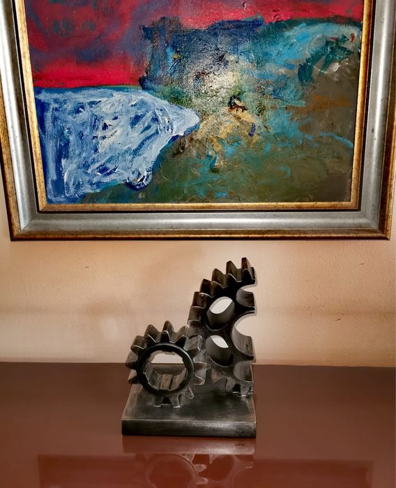 Фигура зъбни колела индустриален плакет NEXT английски марков зъбчатки