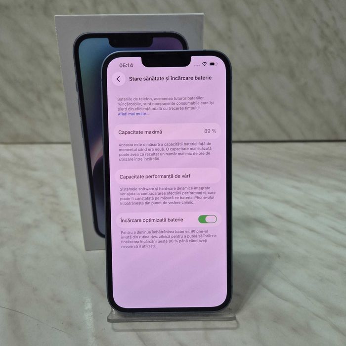 Telefon Apple iPhone 14 Blue 128GB 89% bat Cutie Zeus Amanet 34404