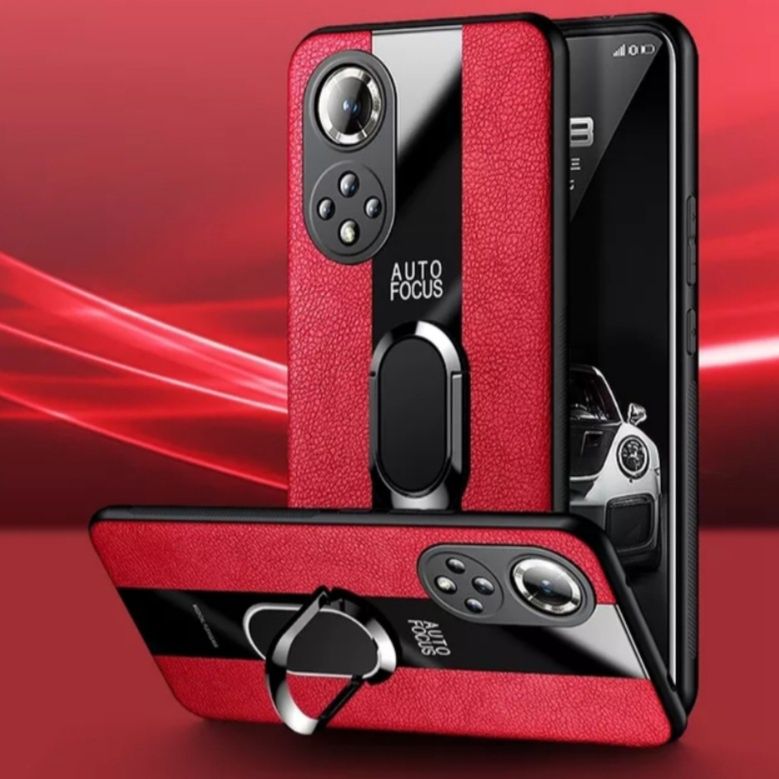 Huawei Nova Y70 Y90 Nova 9 SE 8i P50 Pro /PORSCHE Кожен кейс с пръстен