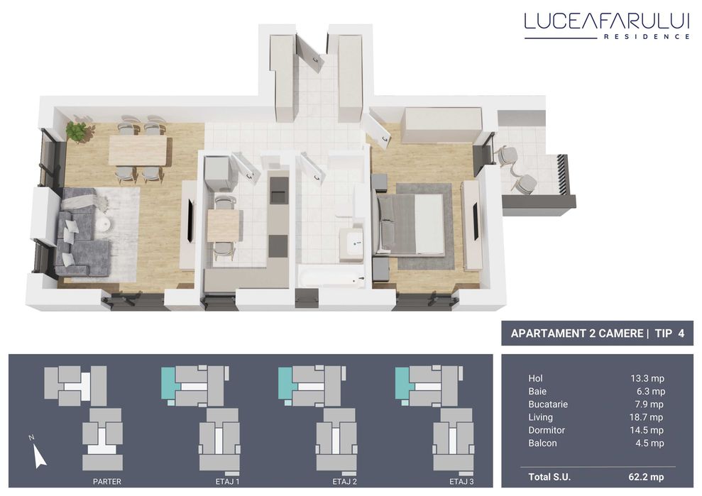 Apartamente NOI | Luceafărului Residence Târgoviște