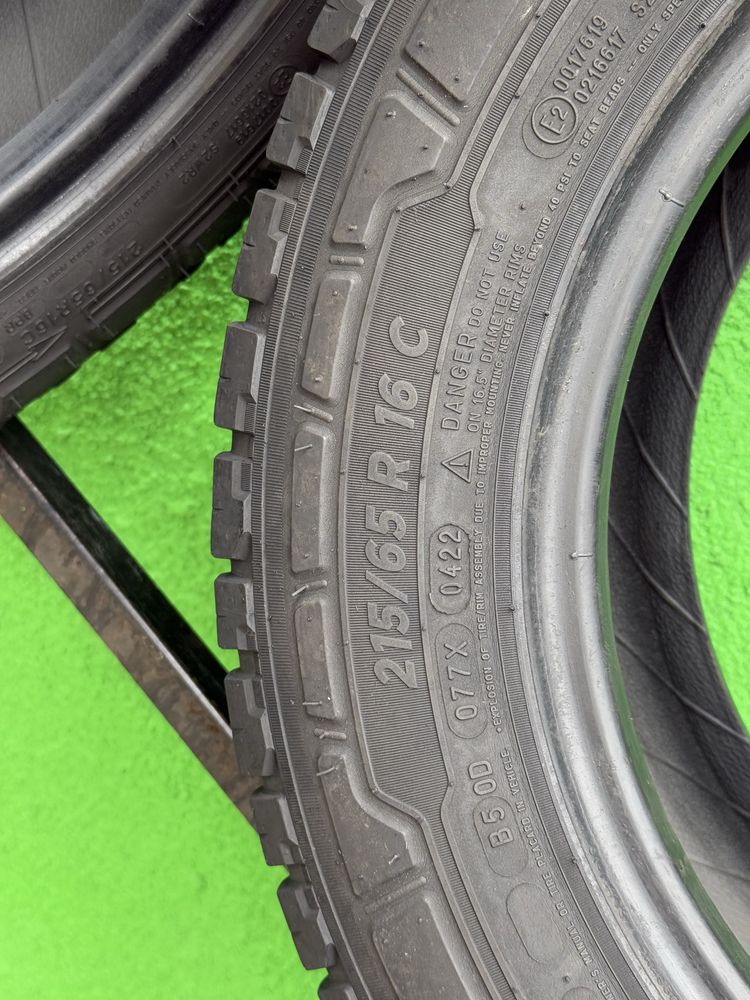 215/65/16C MICHELIN CROSSCLIMATE dot 2020 Profil 7mm Profil ramas 80%