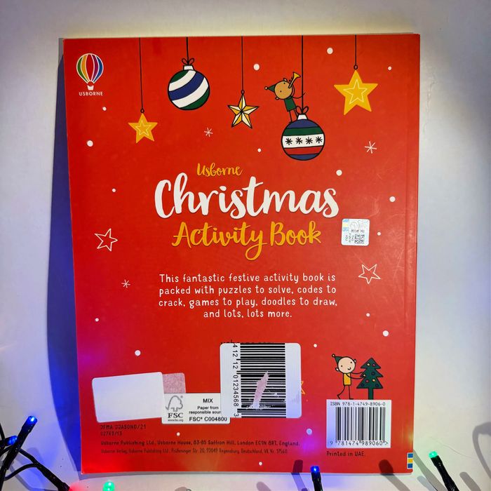 Christmas Activity Book Usborne
