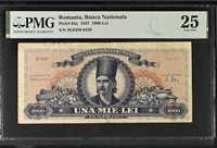 Bancnota gradata PMG 1000 lei 1947 Regalista