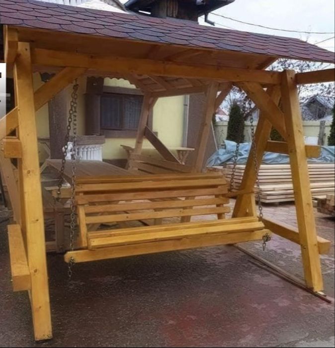 Leagăn lemn masiv
