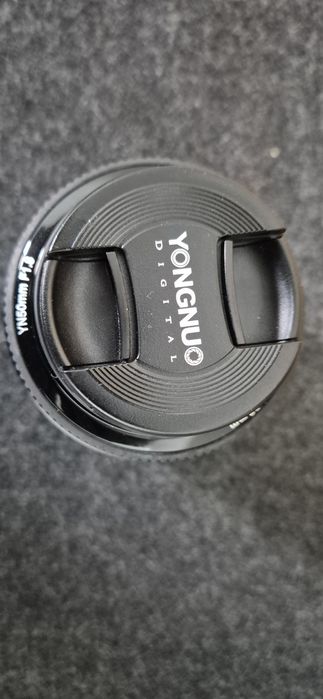 Обектив YN 50мм 1.8 с преходник EF-RF