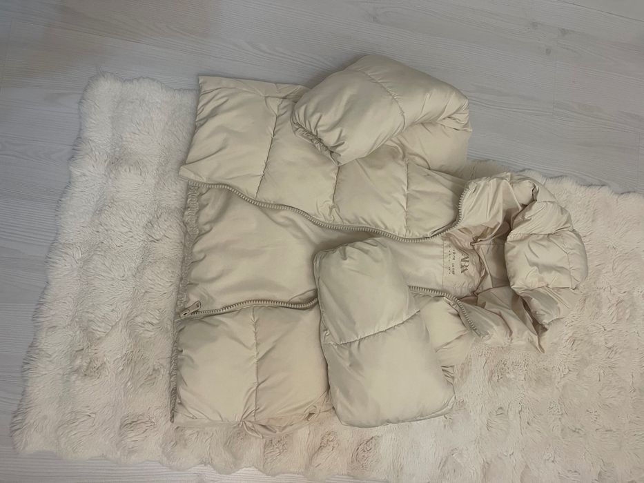 Geacă iarnă bej Zara 140 cm