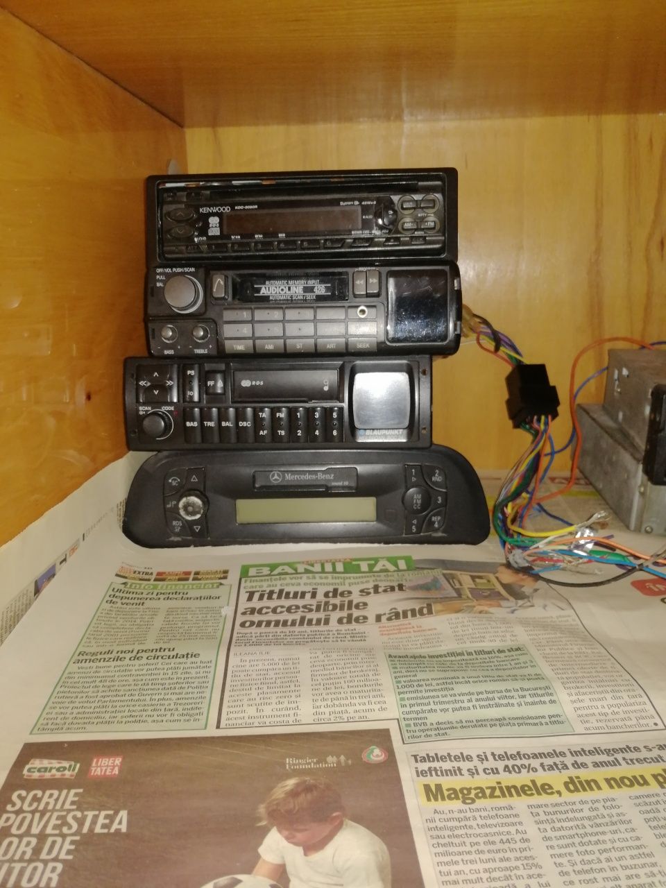 Radio auto vintage, Becker, Blaupunkt, Daewoo,